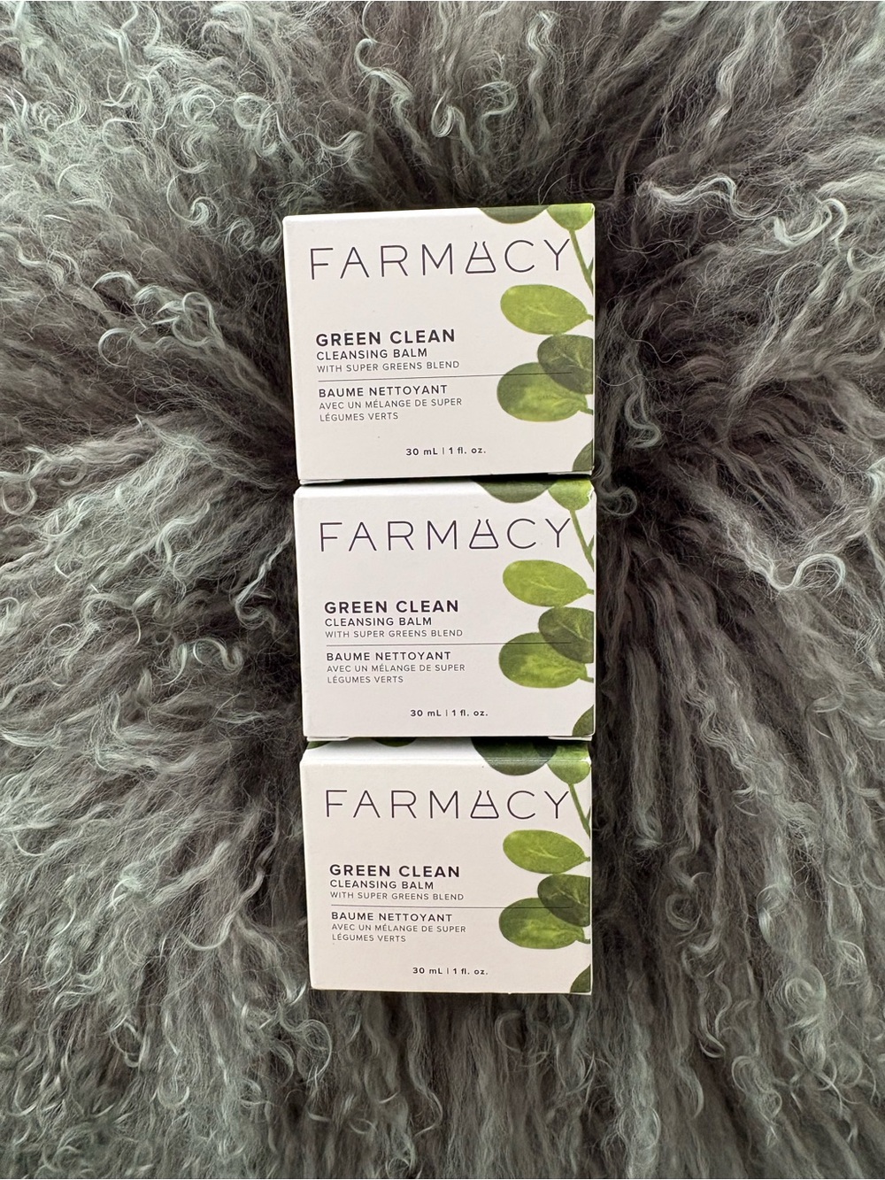3 Farmacy Green Clean Cleansing Balms 1 Fl Oz / 30mL  New Unopened